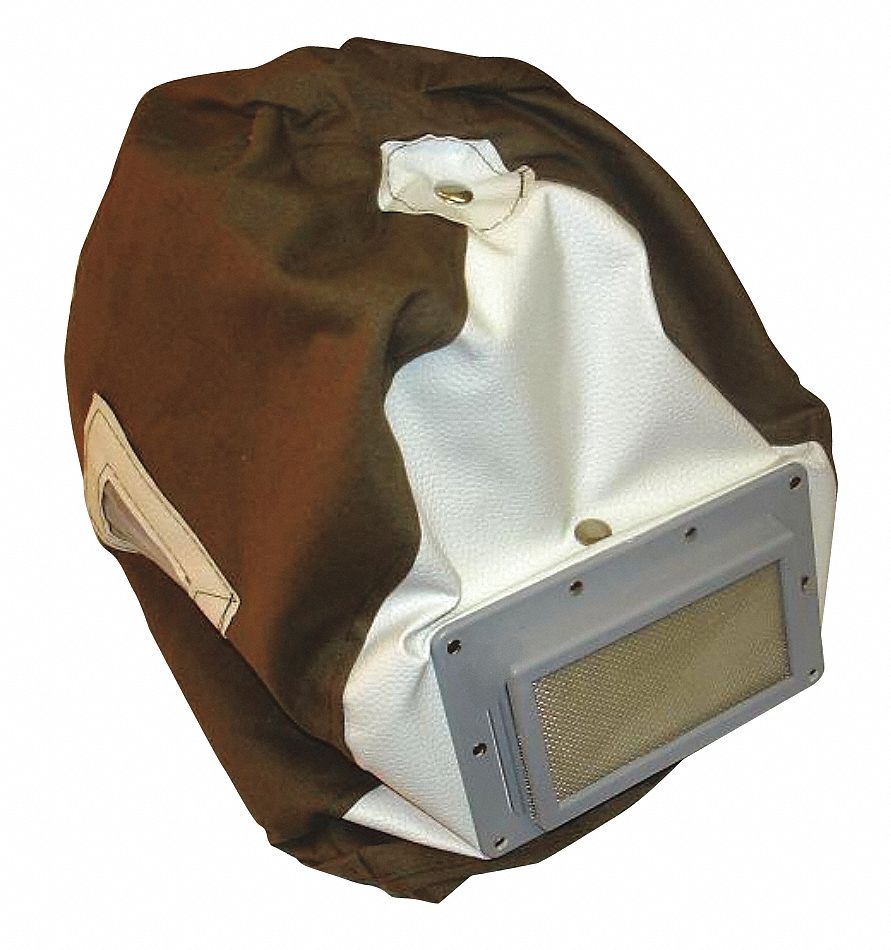 DELUXE BLAST HOOD, 11 IN W X 8½ IN L, 3X5 LENS/BUMP CAP, FOR USE WITH 40028/40029