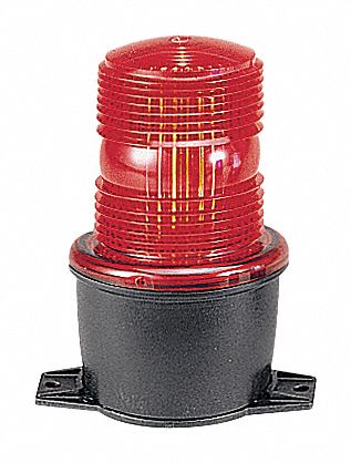 LIGHT STROBE T MOUNT 12-28VDC RED