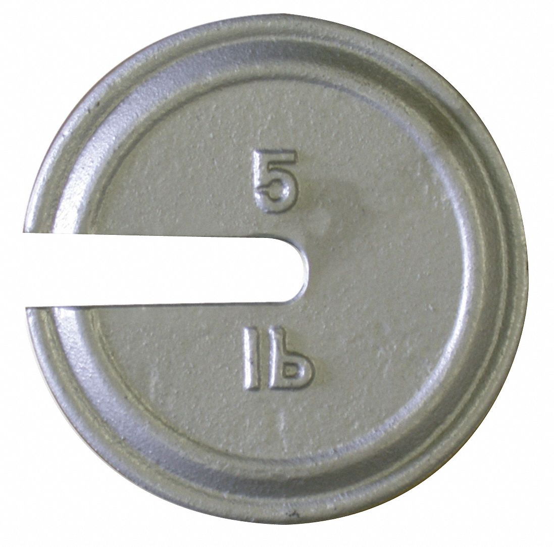 RICE LAKE WEIGHING SYSTEMS, 5 lb Nominal Mass, 7, Calibration Weight