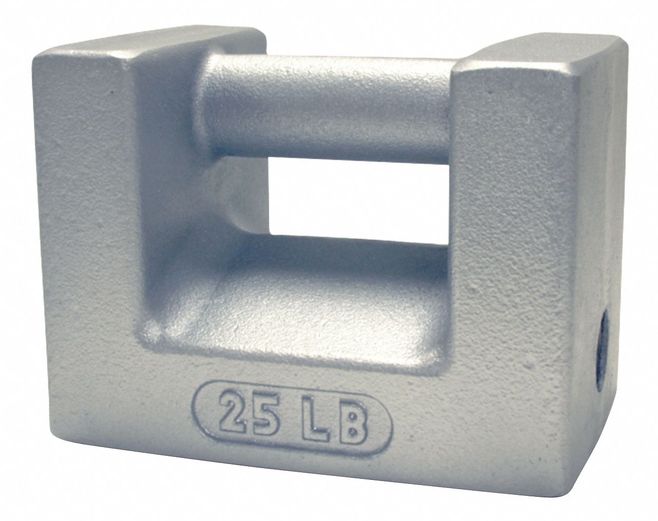 RICE LAKE WEIGHING SYSTEMS 25 lb Calibration Weight, Grip Handle Style