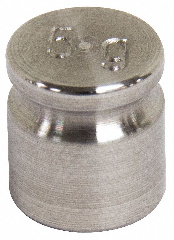 5g Calibration Weight, Cylinder Style, Class F, Traceable Accredited