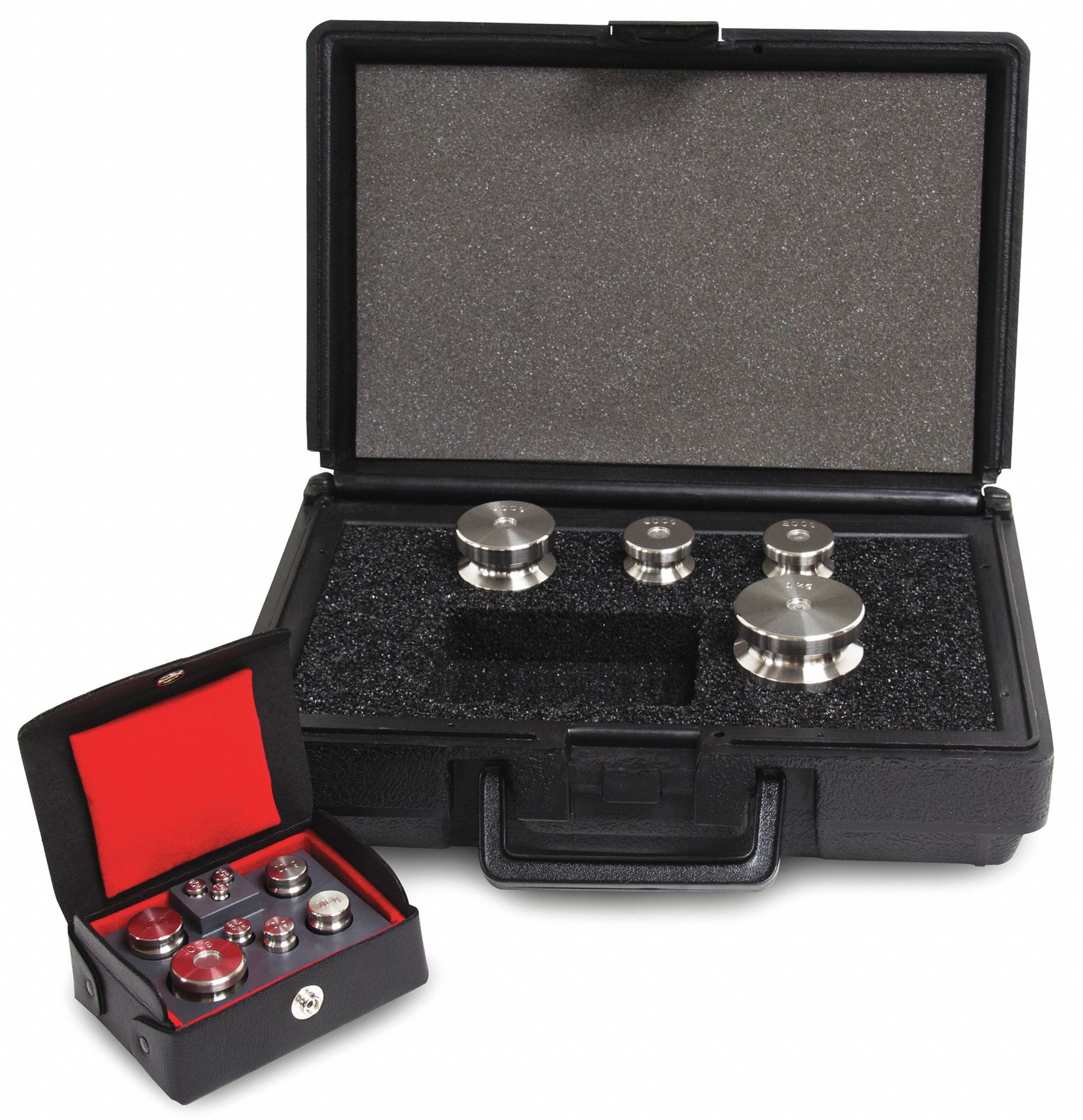 RELOADING SCALE CALIBRATION KIT WITH 6 WEIGHTS IN A STORAGE CASE WITH 5PC MEASU 