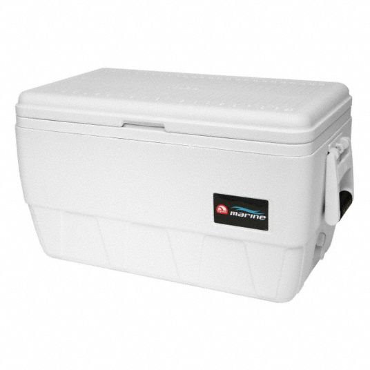 IGLOO, 48 qt Cooler Capacity, 26 in Exterior Lg, Marine Chest Cooler