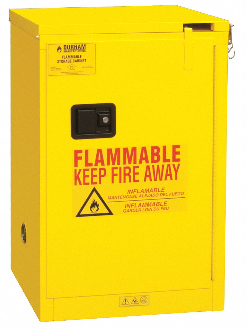 DURHAM 12 gal Flammable SelfClosing Safety Door Type