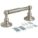 TOILET PAPER HOLDER,DOUBLE POST,ZAMAC