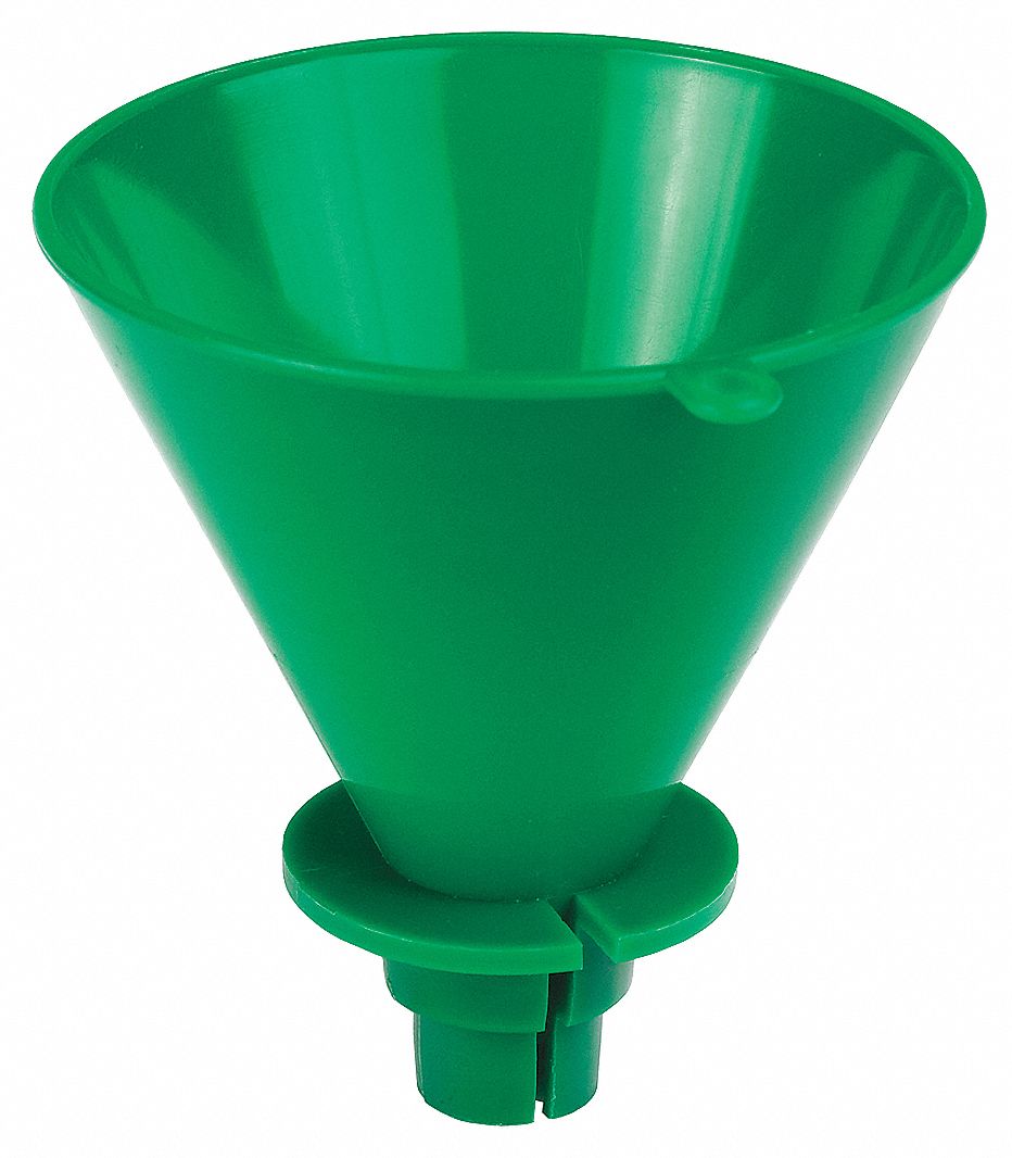 TOUGH GUY Spout Funnel: Polypropylene, 8 fl oz Fluid Capacity, 4 in ...