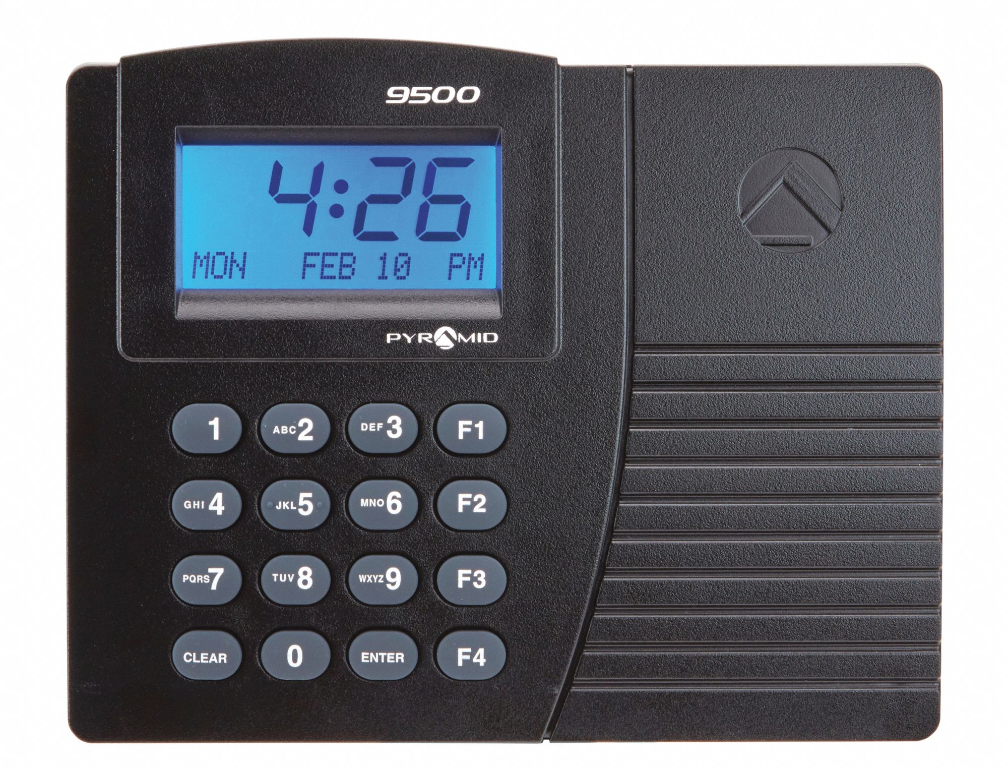 PYRAMID, Digital, LCD, Time Clock 15F560TTPROXEK Grainger