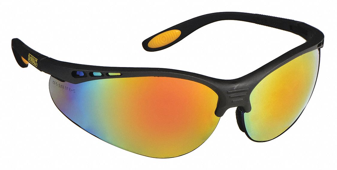 Safety Glasses, Silver Mirror