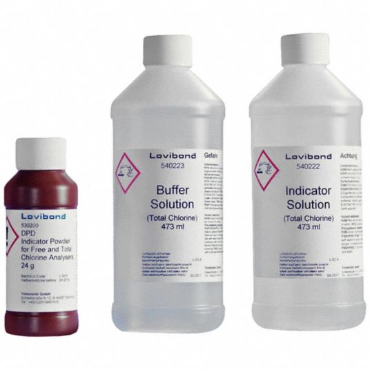 LOVIBOND Total Chlorine Buffer Solution, 473 mL Reagents and Refills