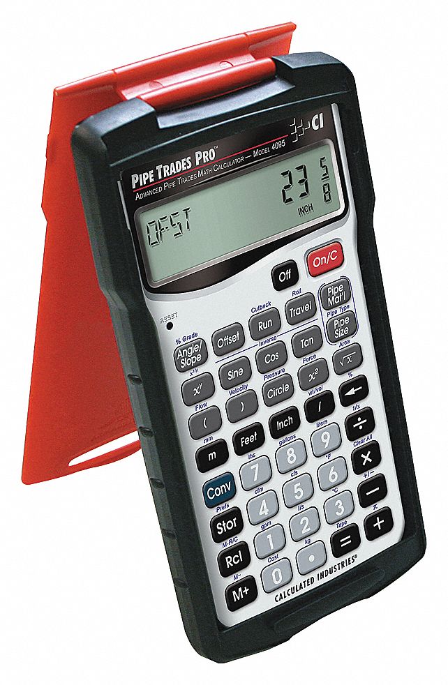 CALCULATED INDUSTRIES CALCULATOR PIPE TRADES PRO 4095 Calculators