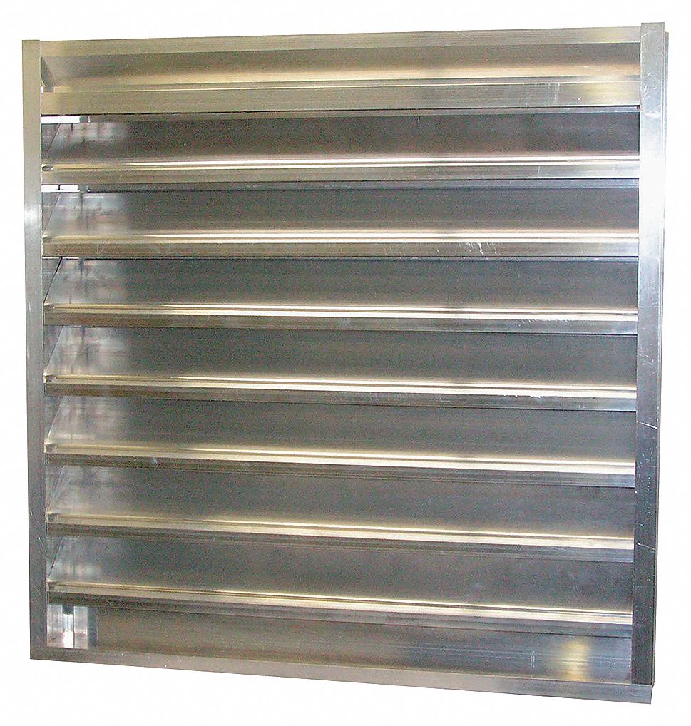 DAMPER ADJUSTABLE ALUMINUM LOUVER