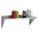 WALL SHELF, 48 X 15 X 13 IN, 48 X 15 IN, 225 LB LOAD CAPACITY, ALUMINUM, UNFINISHED