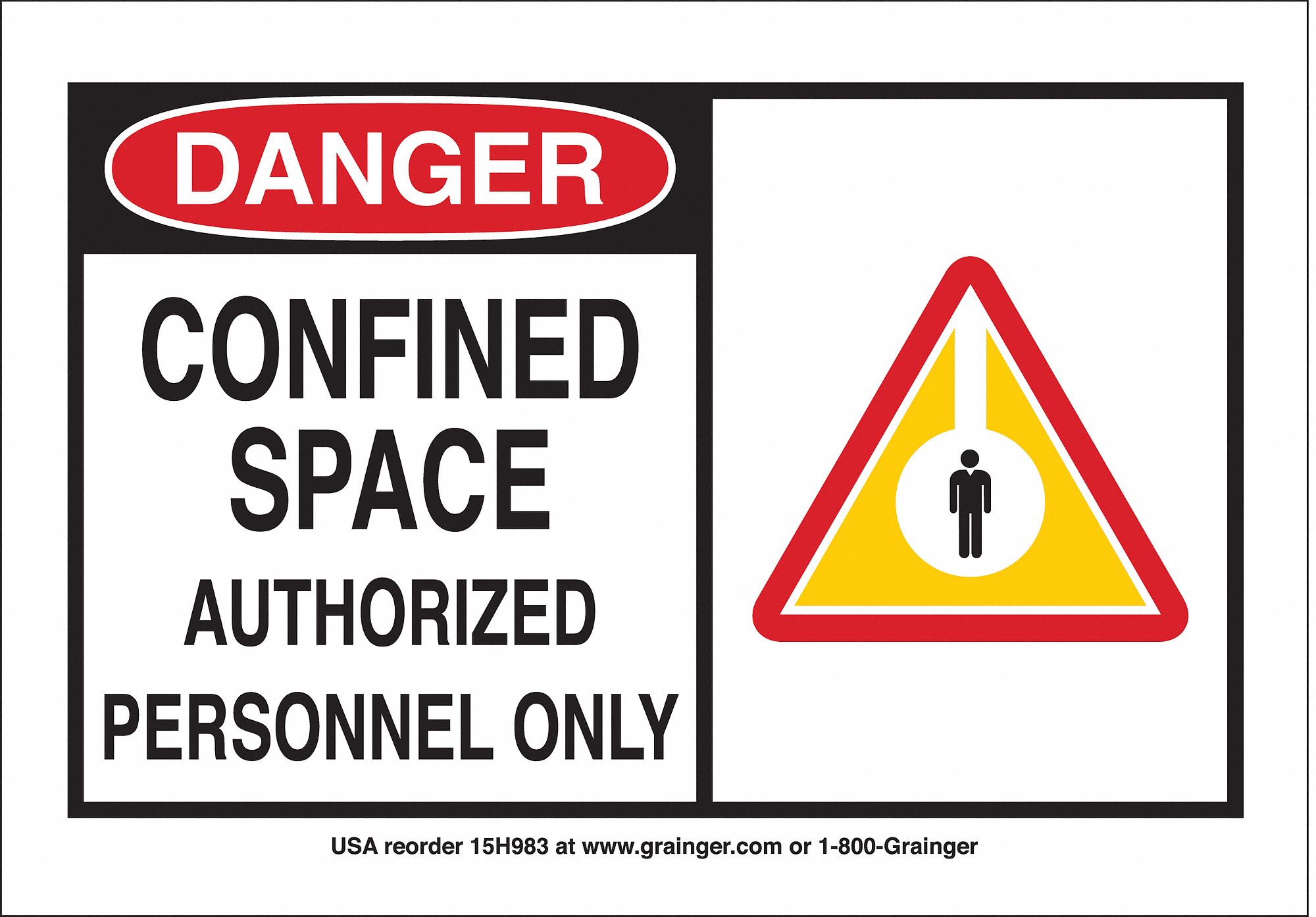 Vinyl, Adhesive Sign Mounting, Sign - 15H983|15H983 - Grainger