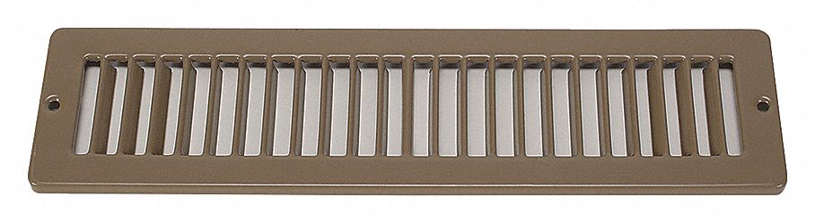 TOE SPACE GRILLE,2X12,BROWN