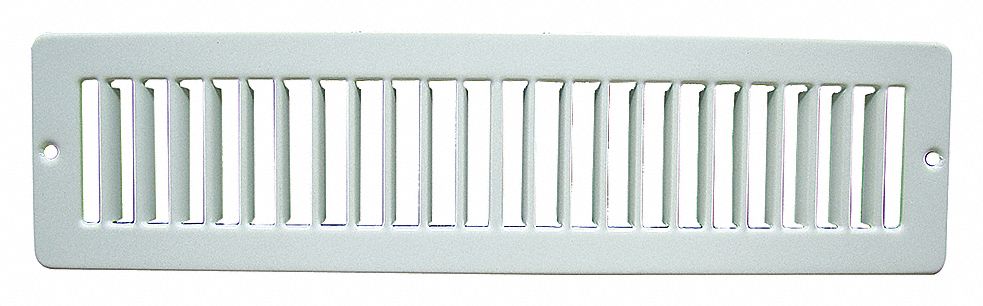 TOE SPACE GRILLE,2X12,WHITE