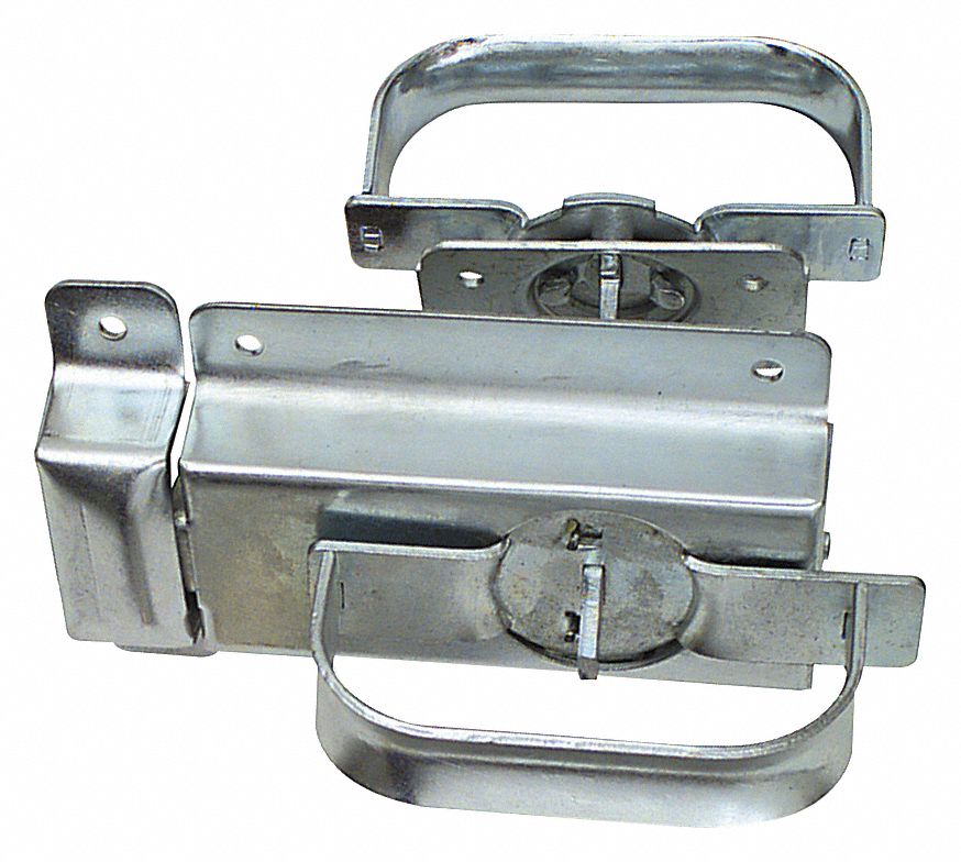 SWINGING DOOR LATCH LOCKABLE STEEL