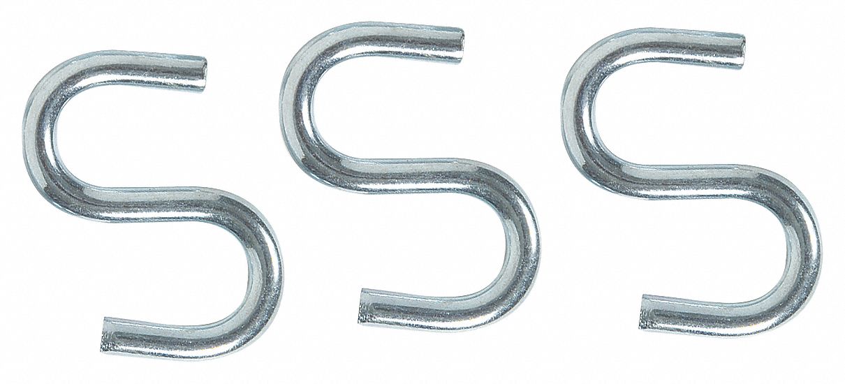 APPROVED VENDOR S HOOK STL HOOK OPNG 2/3 IN PK 20 - 12852 - GGH1WBP5 ...