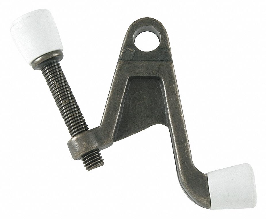 GRAINGER APPROVED DOOR STOP HINGE PIN ANTIQUE BRASS Door Stops