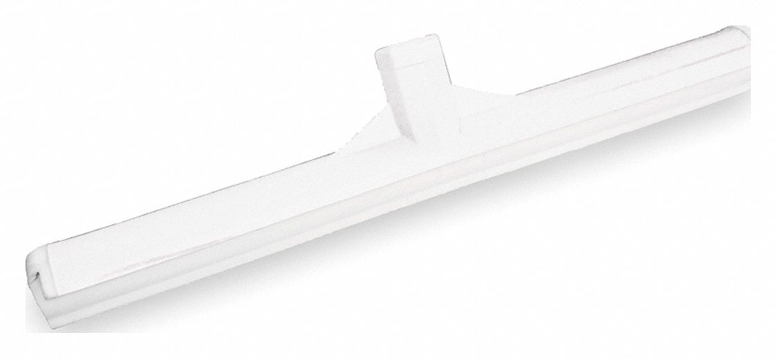 FLOOR SQUEEGEE,WHITE,16 IN