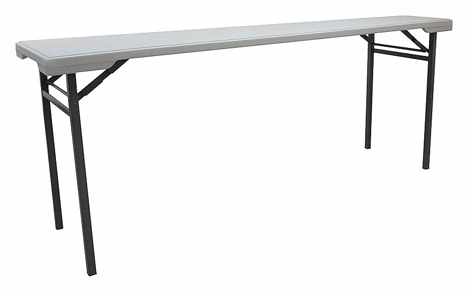 TABLE PLIANTE, 72X20, BLANC