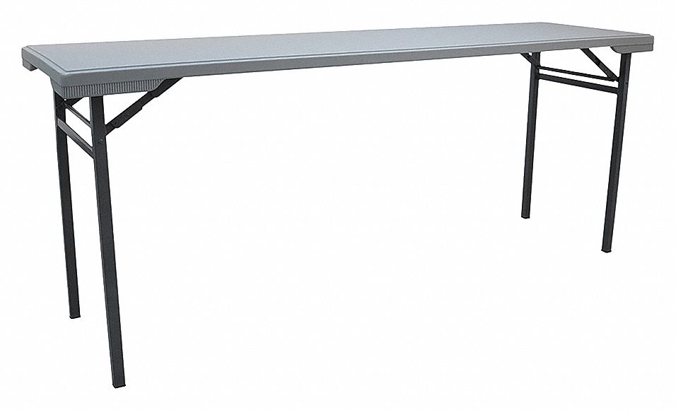 TABLE PLIANTE, 72X20, GRIS