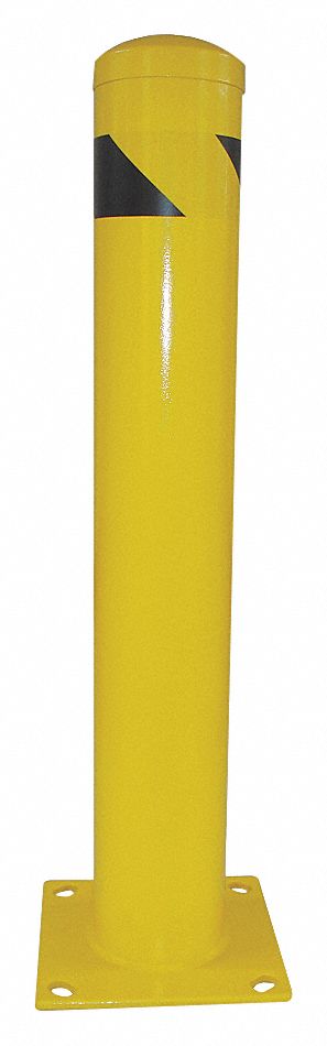 BOLLARD SAFETY 42INX5-1/2IN YELLOW