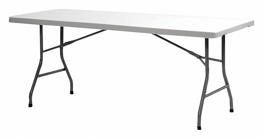 TABLE, WHITE 72 IN L