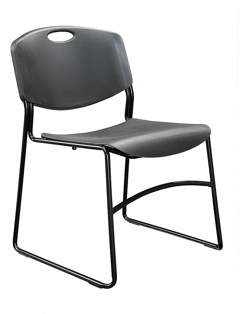 CHAIR STACKABLE BLACK