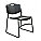 CHAIR STACKABLE BLACK