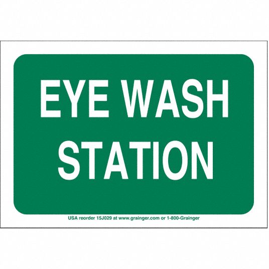 Sign, Vinyl, English - Grainger