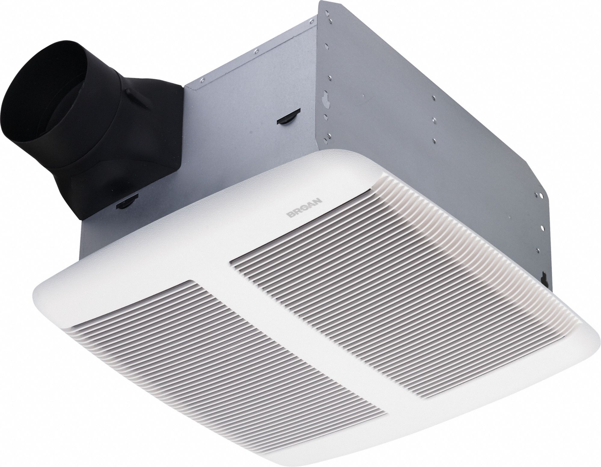 BROAN 11 3/8 in x 10 1/2 in x 7 5/8 in Bathroom Fan, 80/40 CFM, 0.3