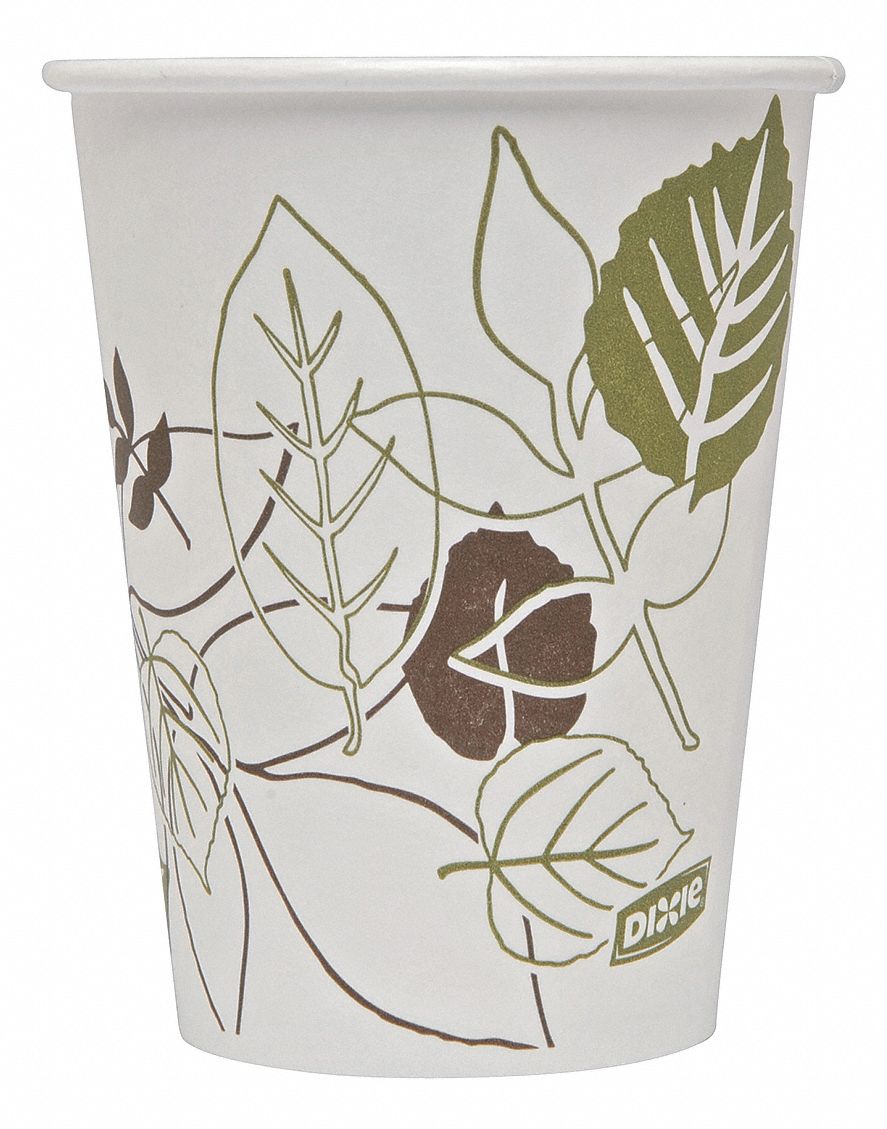 DISPOSABLE CUP, HOT, 8 OZ., PK 500