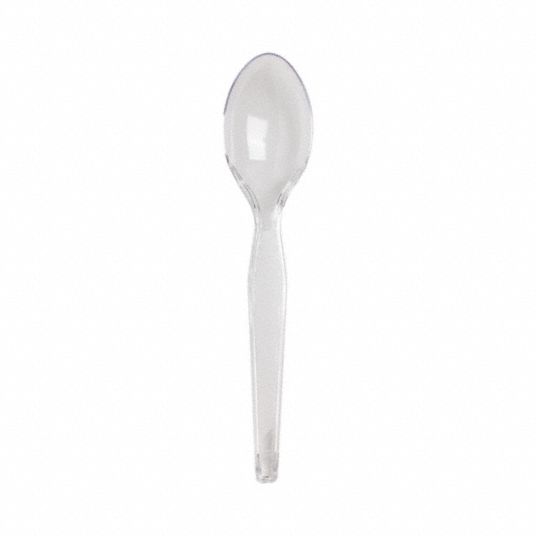 DIXIE, Clear, Heavy-Wt, Disposable Spoon - 15J174|TH017 - Grainger