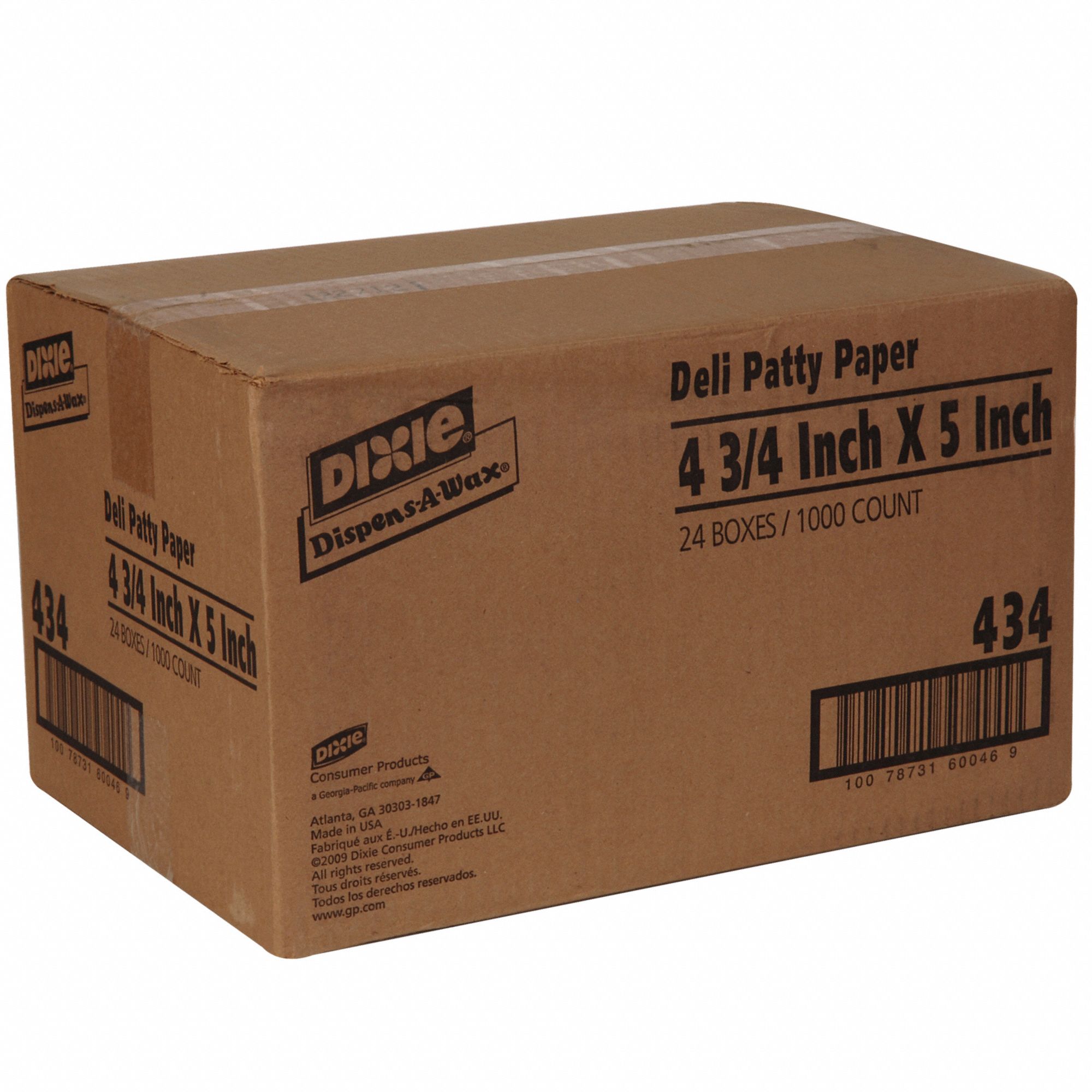 Dispens-A-Wax Waxed Deli Patty Paper Sheets by Dixie® DXE801200