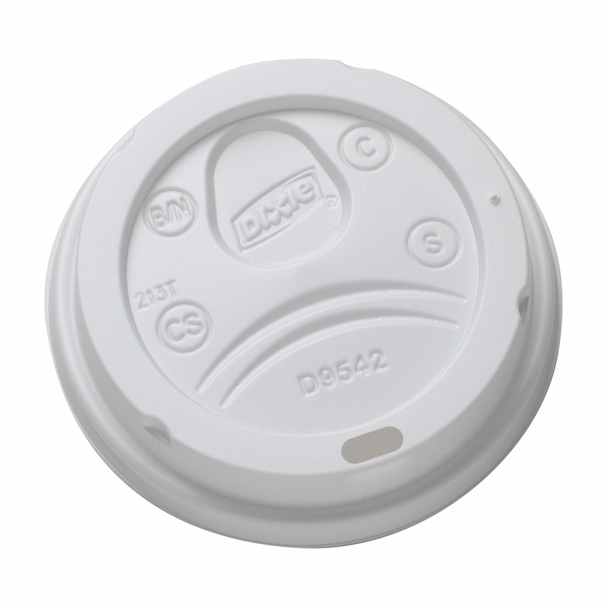 Disposable Hot Cup Lid: For 10 oz_12 oz_16 oz_20 oz Cup Capacity, Dome, White, 1, 000 PK