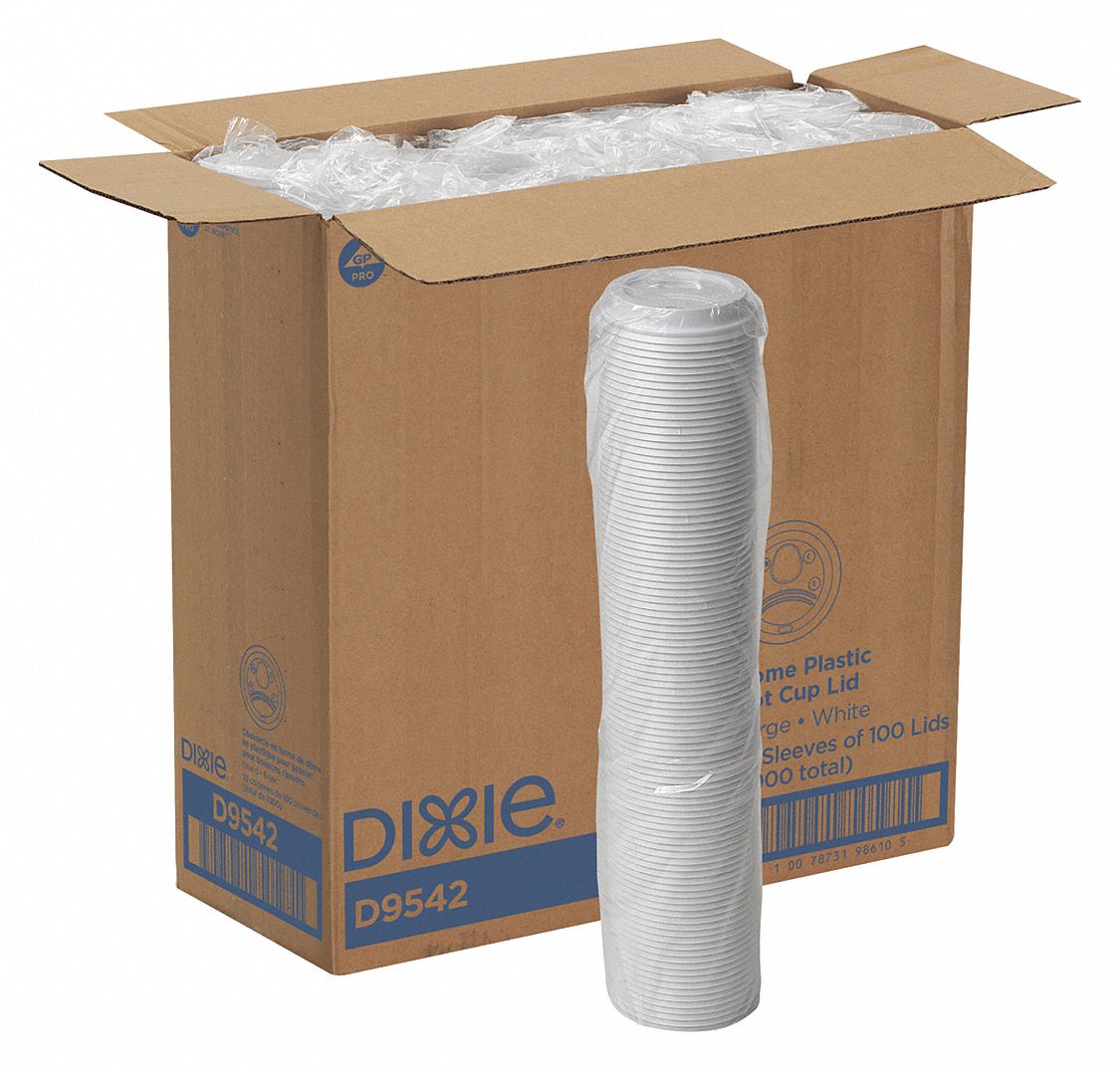 Dixie For 10 Oz 12 Oz 16 Oz 20 Oz Cup Capacity Dome Disposable Hot