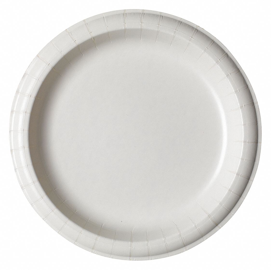 Paper Deep Plate Greaseproof Shape White Ø19cm 250g/m² (50 Units)