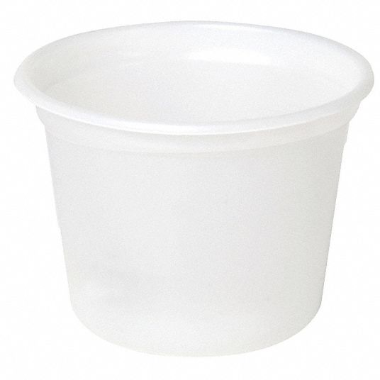 DIXIE 1 oz. Souffle Cup, Translucent Plastic, 4800 PK - 15J230|P010BB ...