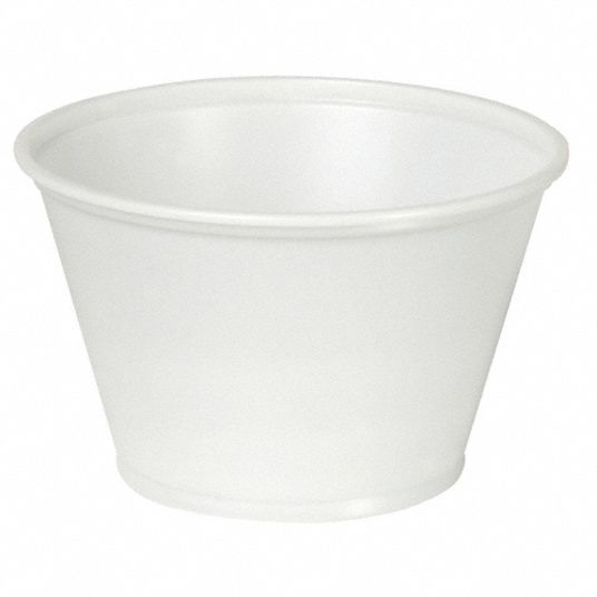 Dixie 55 Oz Souffle Cup Translucent Plastic 2400 Pk 15j235