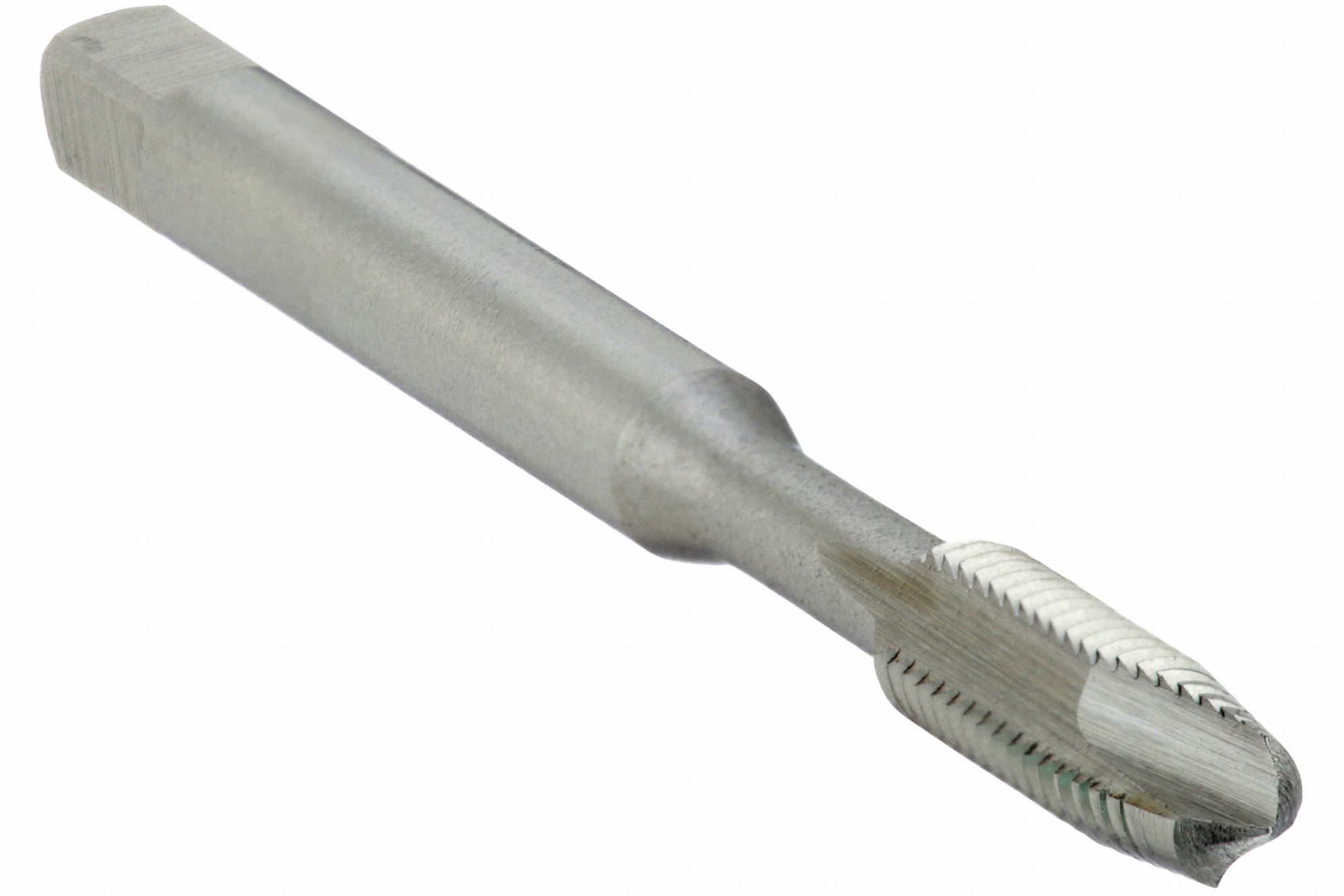 SPIRAL POINT TAP, ¼"-28 THREAD, ⅝ IN THREAD L, 2½ IN LENGTH, HIGH SPEED STEEL