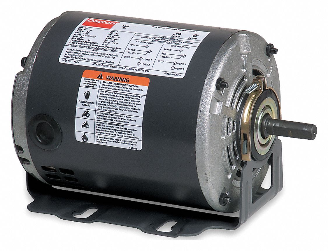 MOTOR 1/4 HP 60HZ BELT DRIVE