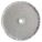 BUFFING WHEEL, COTTON, SPIRAL SEWN, 10 IN DIAMETER, ¼ IN THICK
