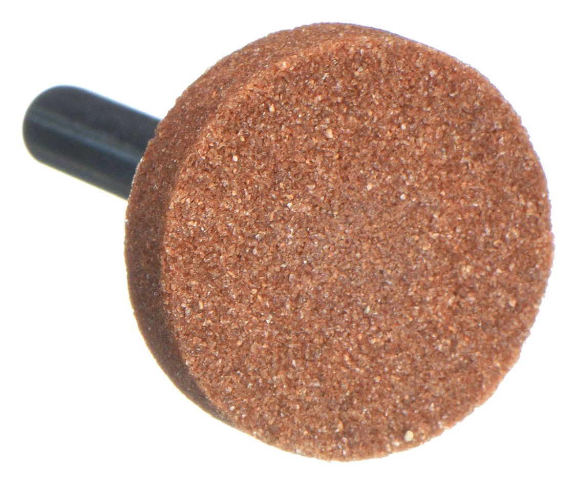 Vitrified Mounted Point: 1 in Dia, Aluminum Oxide, 60 Grit, W216