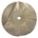 BUFFING WHEEL, COTTON, SPIRAL SEWN, 10 IN DIAMETER, ¼ IN THICK