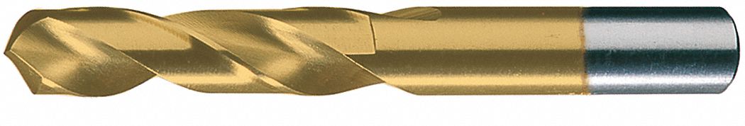 FORET EXTRA-COURT 157-TN, DROIT, ÉTAIN, 1/2 PO, 118 , ACIER RAPIDE, TIGE DROITE, 3 3/4 PO LONG, TIGE DE 1 1/2 PO