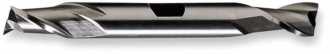 SQUARE END MILL, 2 FLUTES, 3/16 IN MILLING DIAMETER, 7/16 IN CUT, 3¼ IN L, HSS