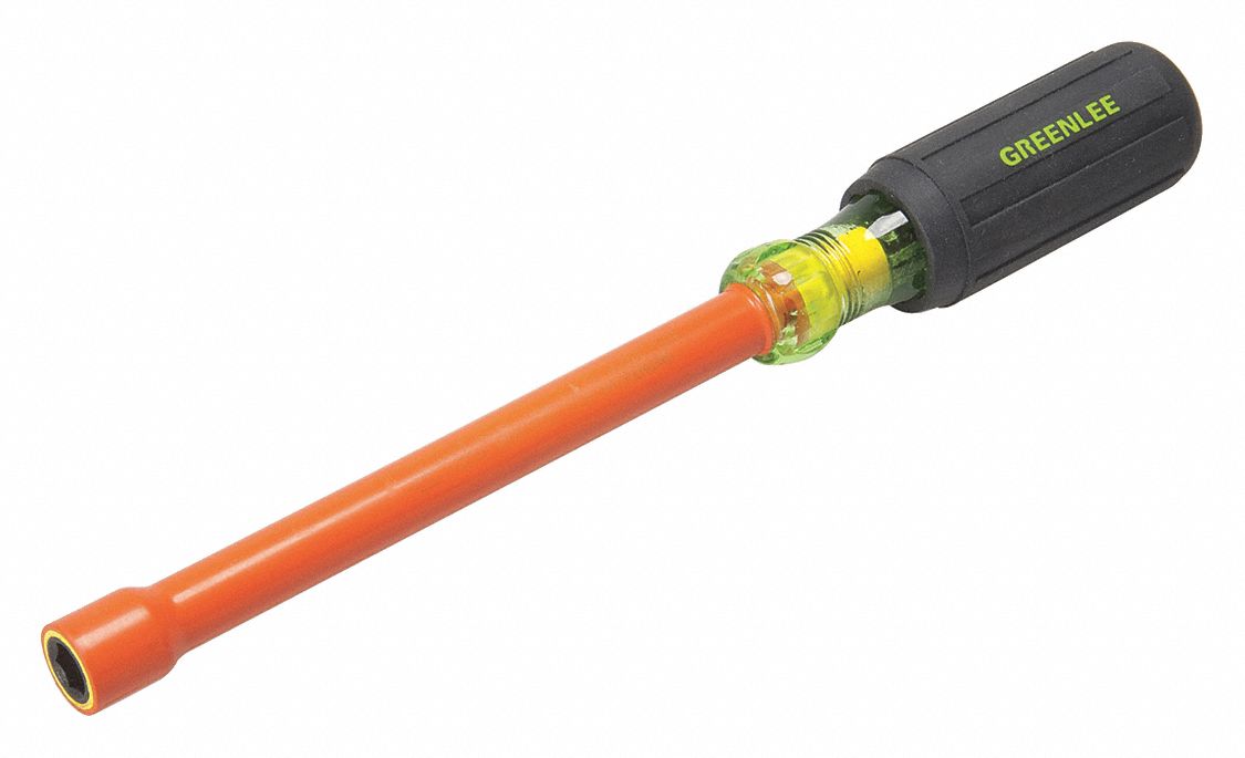 NUT DRIVER, INSULATED, 10¼ IN L