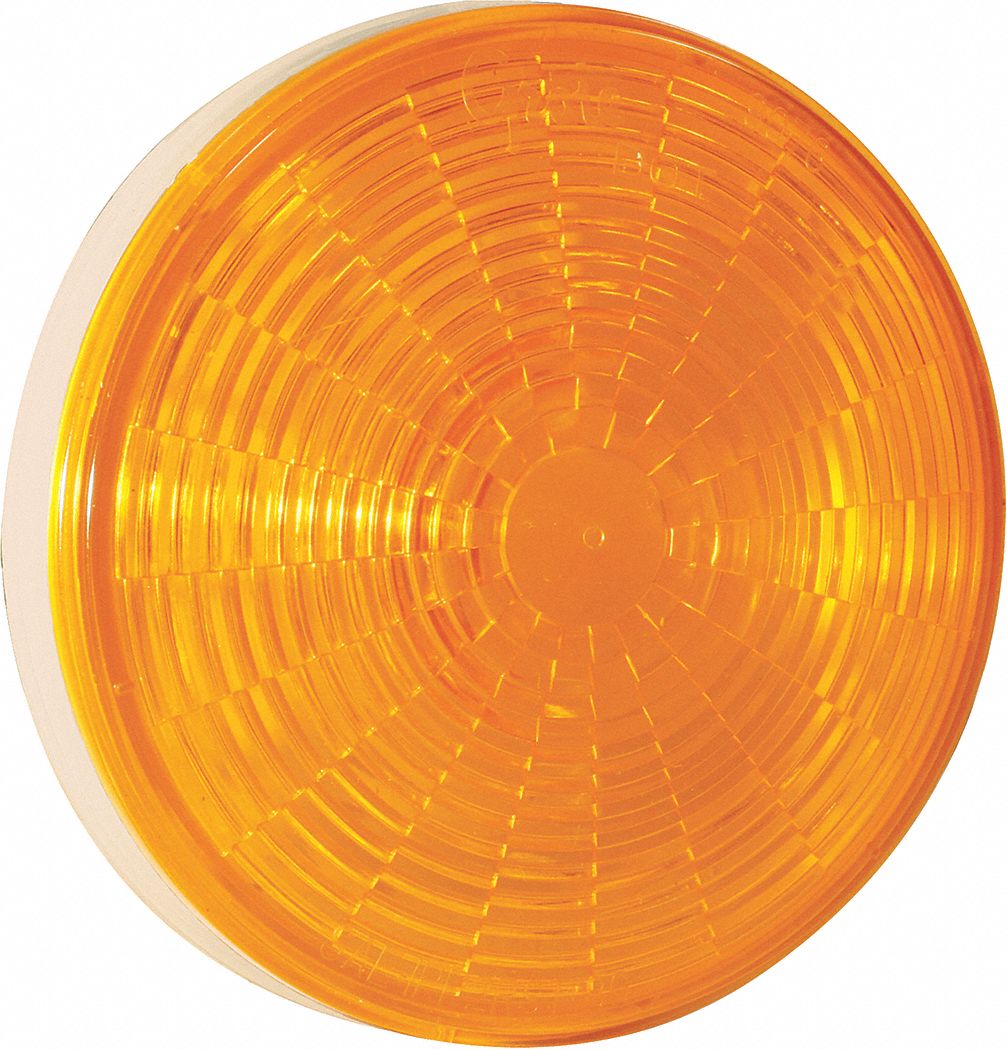 LED S/T/T LAMP LED 4IN AMBER