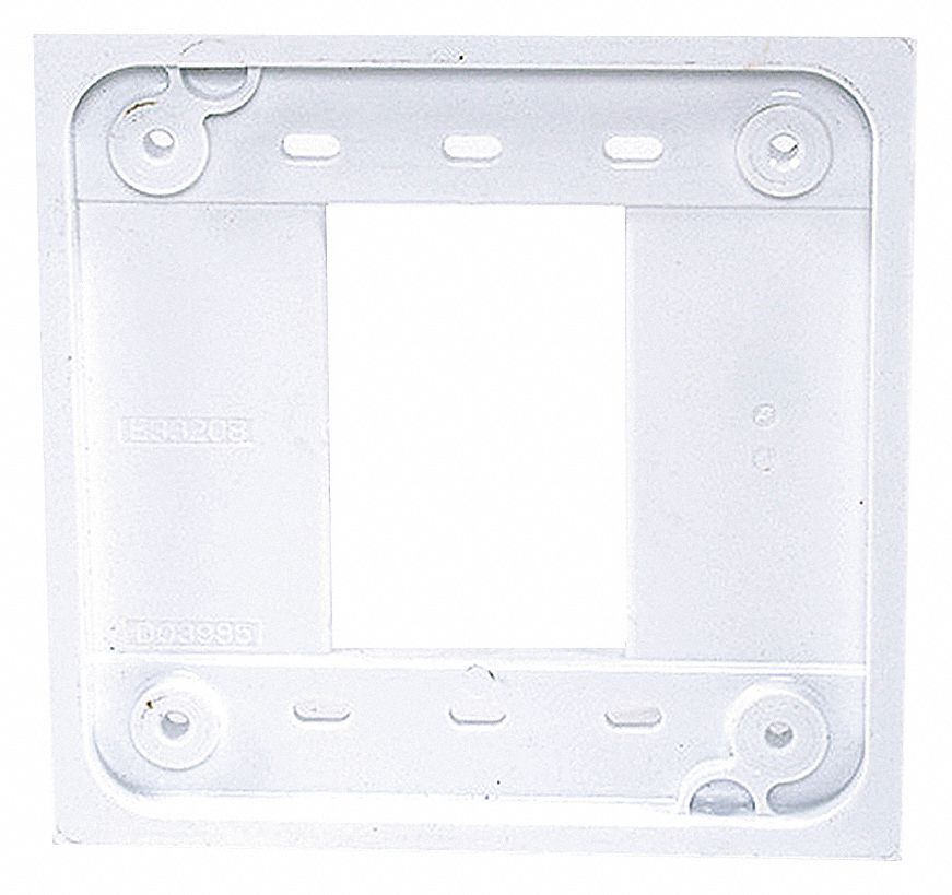 Hubbell Wiring Device-kellems Adapter Plate 4plex White - Straight 