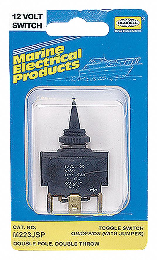 SW MAR DPDT 12V LAMPE